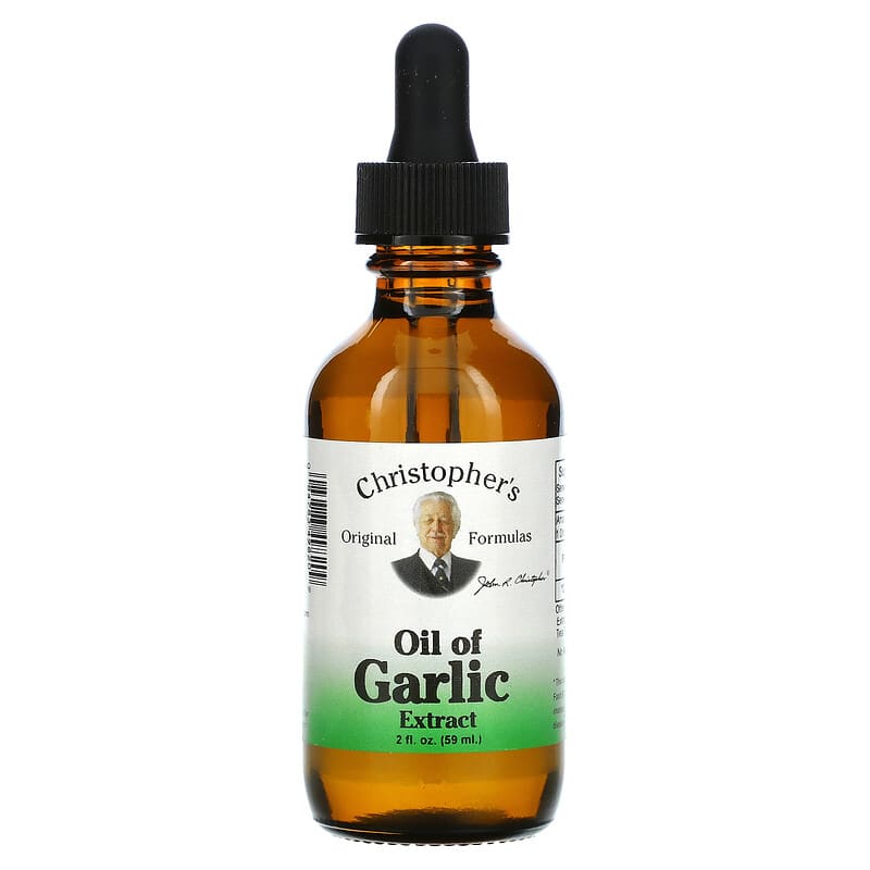 Christopher's Original Formulas Oil of Garlic Extract 2 fl oz (59 ml) 1 Christopher's Original Formulas Oil of Garlic Extract 2 fl oz (59 ml) 084783498209