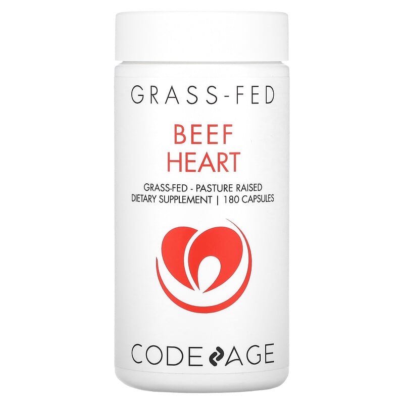 Codeage Beef Heart Grass-Fed Pasture Raised 180 Capsules 1 Codeage Beef Heart Grass-Fed Pasture Raised 180 Capsules 853919008076