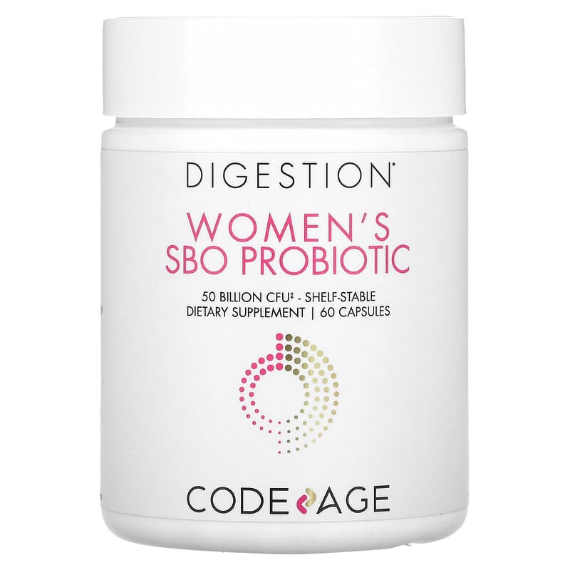 Codeage Digestion Women's SBO Probiotic 50 Billion CFU 60 Capsules 1 Codeage Digestion Women's SBO Probiotic 50 Billion CFU 60 Capsules 853919008397