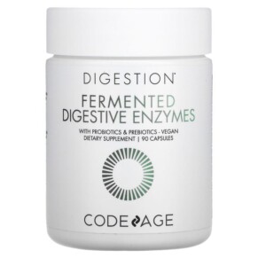 Codeage Fermented Digestive Enzymes with Probiotics & Prebiotics Vegan 90 Capsules 853919008502