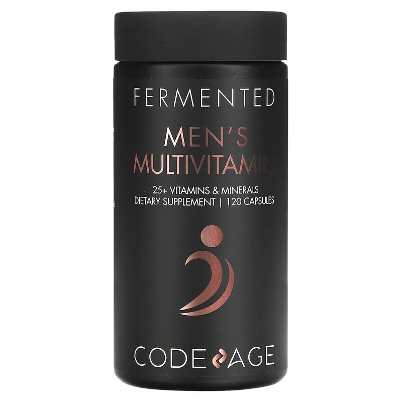 CodeAge Fermented Men's Multivitamin 120 viên 1 Codeage Fermented Men's Multivitamin 25+ Vitamins Minerals 120 Capsules 853919008519