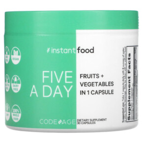 Codeage Five A Day Fruits & Vegetables in 1 Capsule 30 Capsules 850026121520