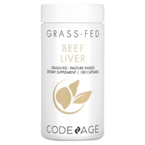 Codeage Grass-Fed Beef Liver Pasture Raised 180 Capsules 853919008090