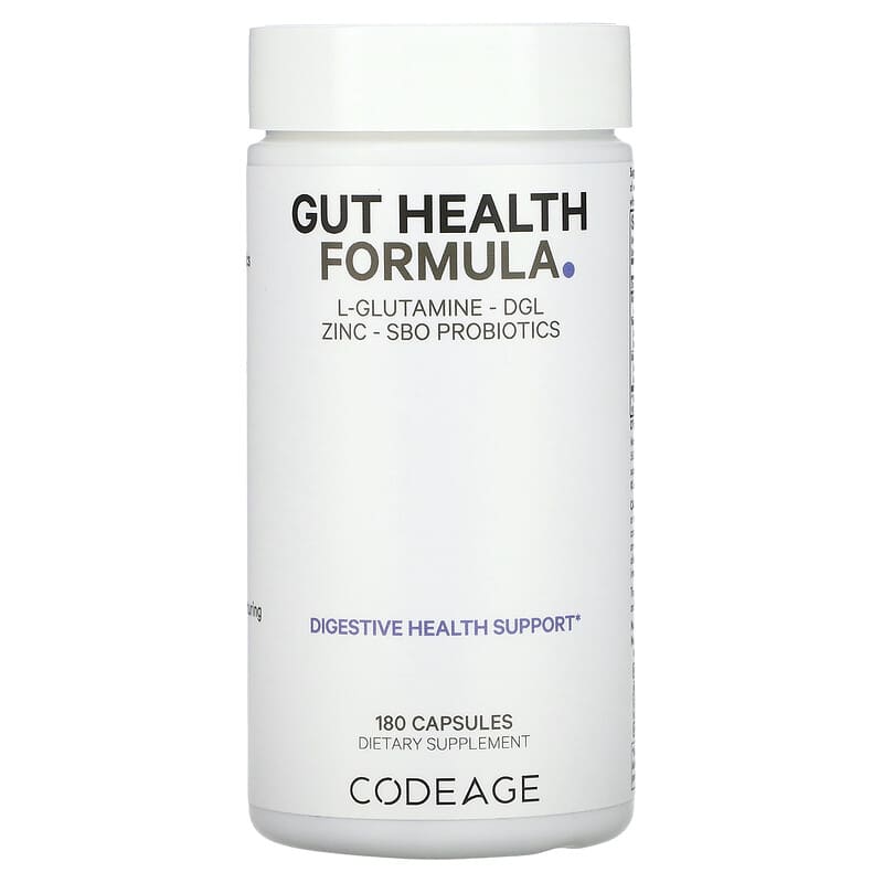 Codeage Gut Health Formula 180 Capsules 1 Codeage Gut Health Formula 180 Capsules 853919008250
