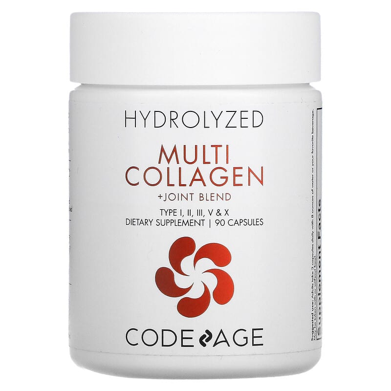 Codeage Hydrolyzed Multi Collagen Protein + Joint Blend Type I II III V X 90 Capsules 1 Codeage Hydrolyzed Multi Collagen Protein + Joint Blend Type I II III V X 90 Capsules 853919008908