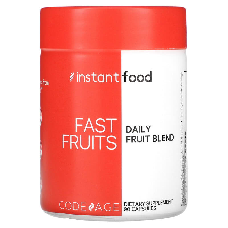 Codeage Instant Food Fast Fruits Daily Fruit Blend 90 Capsules 1 Codeage Instant Food Fast Fruits Daily Fruit Blend 90 Capsules 850026121674
