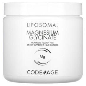 Codeage Liposomal Magnesium Glycinate 240 Capsules 850026121643