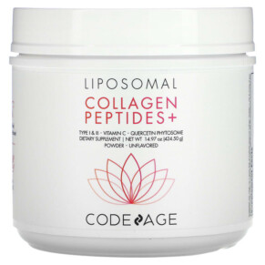Codeage Liposomal Powder Collagen Peptides+ Unflavored 14.97 oz (424.50 g) 850026121858