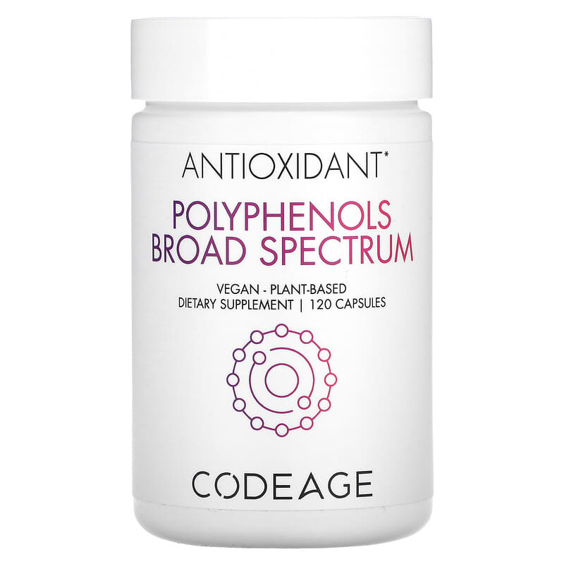 Codeage Polyphenols Broad Spectrum 120 Capsules 1 Codeage Polyphenols Broad Spectrum 120 Capsules 853919008328