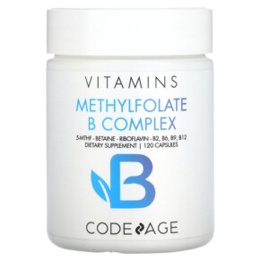 Codeage Vitamins Methylfolate B Complex 120 Capsules 853919008595