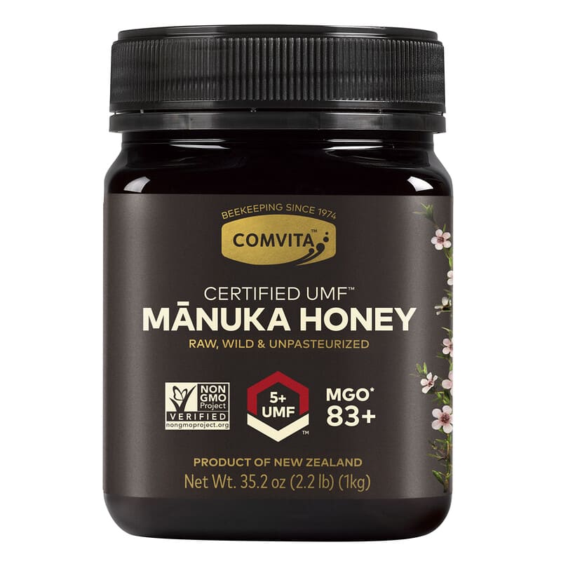 Comvita Raw Manuka Honey Certified UMF 5+ (MGO 83+) 2.2 lb (1 kg) 1 Comvita Raw Manuka Honey Certified UMF 5+ (MGO 83+) 2.2 lb (1 kg) 9400501001123