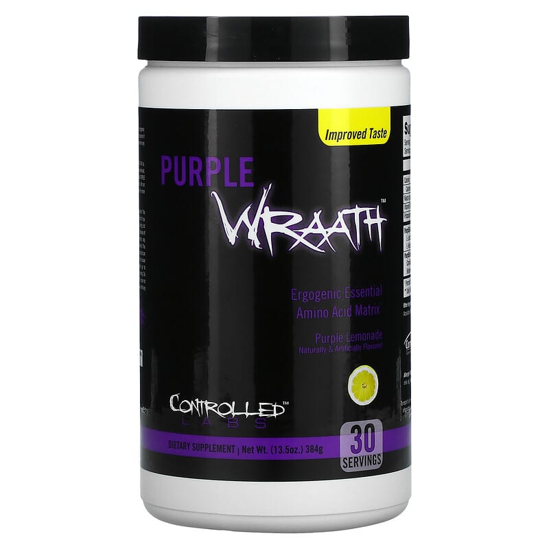 Controlled Labs Purple Wraath Purple Lemonade 13.5 oz (384 g) 1 Controlled Labs Purple Wraath Purple Lemonade 13.5 oz (384 g) 856422005969