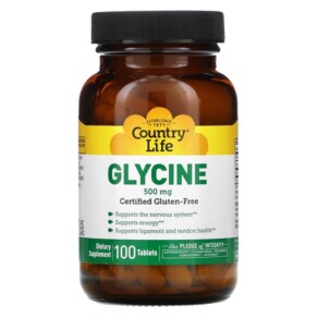 Country Life Glycine 500 mg 100 Tablets 015794012306