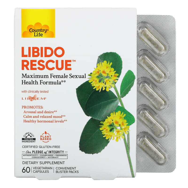 Country Life Libido Rescue 60 Vegetarian Capsules 1 Country Life Libido Rescue 60 Vegetarian Capsules 015794050964
