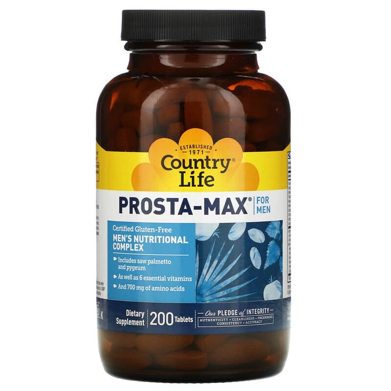 Country Life Prosta Max for Men 200 viên 1 Country Life Prosta Max for Men 200 Tablets 015794016007