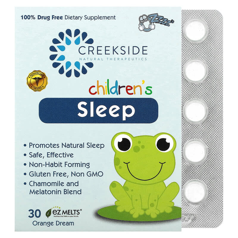 Creekside Natural Therapeutics Children's Sleep Orange Dream 30 EZ Melts 1 Creekside Natural Therapeutics Children's Sleep Orange Dream 30 EZ Melts 856075004043
