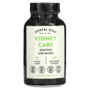 Crystal Star Kidney Care 60 Vegetarian Capsules 747889040108