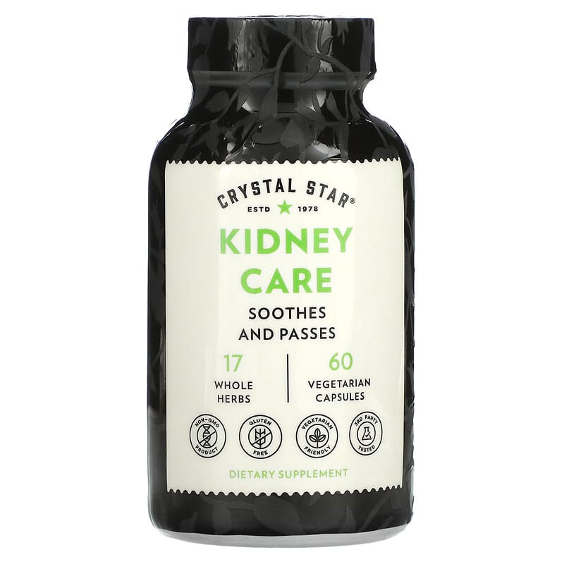 Crystal Star Kidney Care 60 Vegetarian Capsules 1 Crystal Star Kidney Care 60 Vegetarian Capsules 747889040108