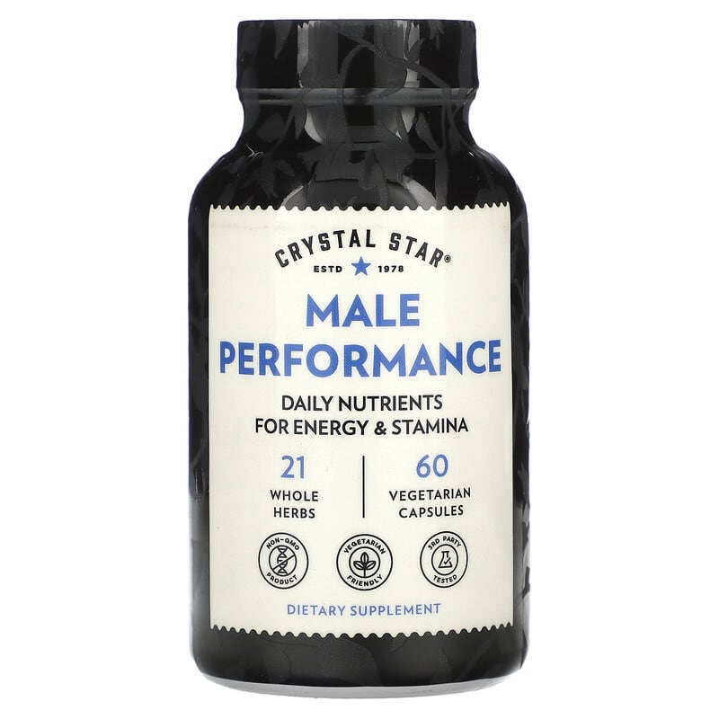 Crystal Star Male Performance 60 Vegetarian Capsules 1 Crystal Star Male Performance 60 Vegetarian Capsules 747889031502