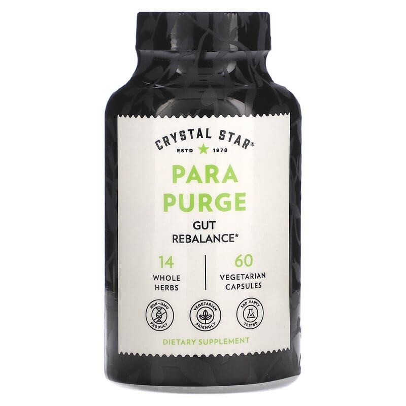 Crystal Star Para Purge 60 Vegetarian Capsules 1 Crystal Star Para Purge 60 Vegetarian Capsules 747889036002