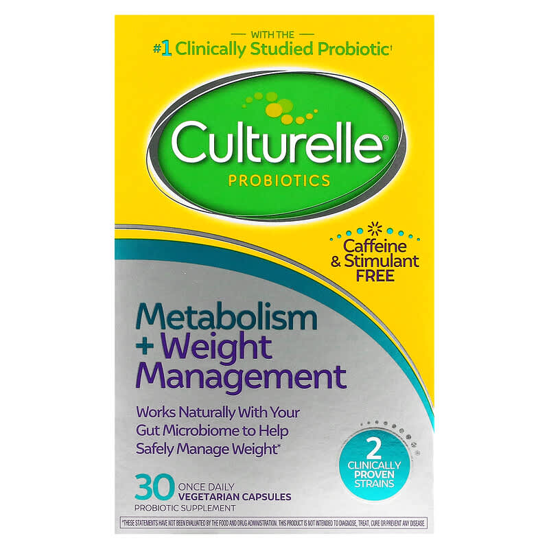 Culturelle Probiotics Metabolism + Weight Management 30 Vegetarian Capsules 1 Culturelle Probiotics Metabolism + Weight Management 30 Vegetarian Capsules 049100400945