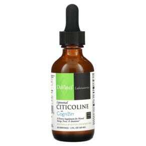 DaVinci Laboratories of Vermont Liposomal Citicoline with Cognizin 2 fl oz (60 ml) 026664014948