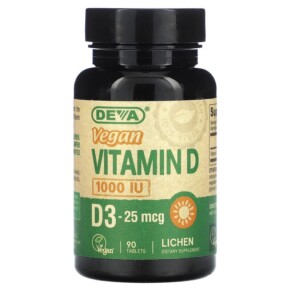 Deva Vegan Vitamin D 1.000 IU 90 Tablets 895634000591