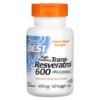 Doctor's Best High Potency Trans-Resveratrol 600 600 mg 60 Veggie Caps 2 Doctor's Best High Potency Trans-Resveratrol 600 600 mg 60 Veggie Caps 753950004160
