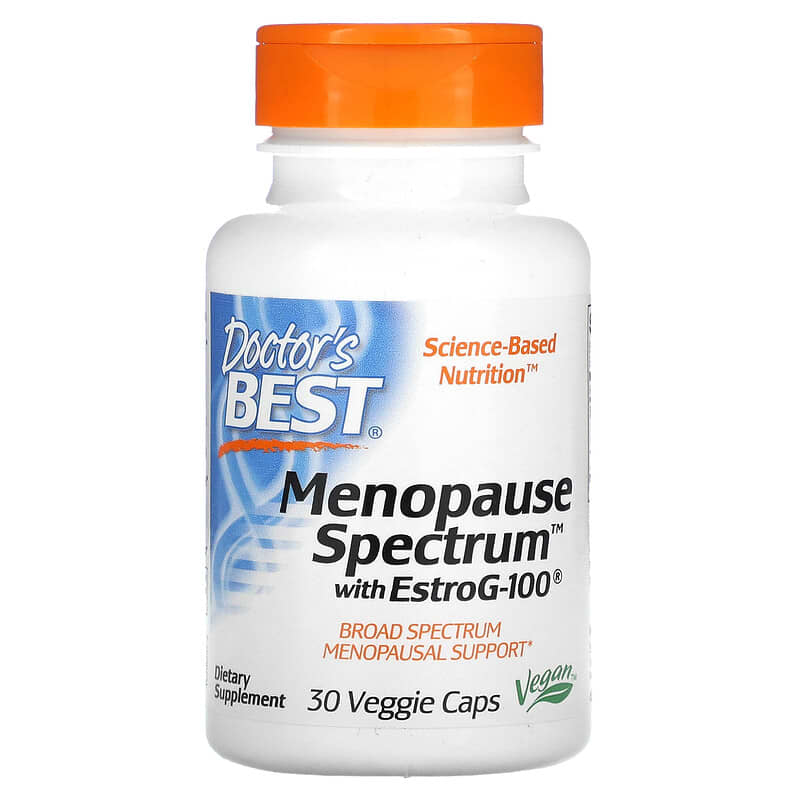 Doctor's Best Menopause Spectrum with EstroG-100 30 viên 1 Doctor's Best Menopause Spectrum with EstroG-100 30 Veggie Caps 753950002975