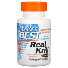 Doctor's Best Real Krill 350 mg 60 Softgel 753950002241