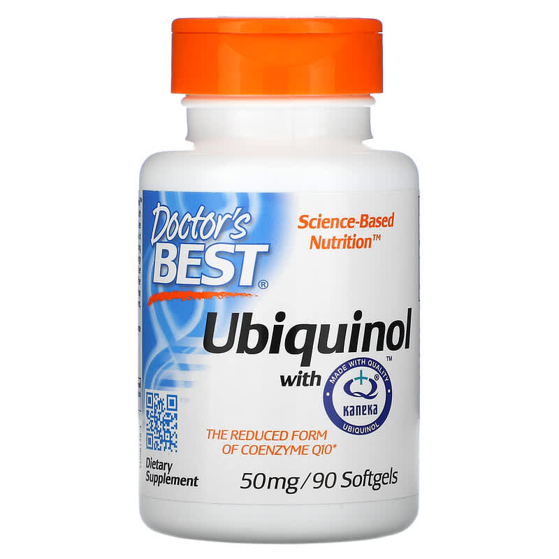 Doctor's Best Ubiquinol with Kaneka 50 mg 90 Softgels 1 Doctor's Best Ubiquinol with Kaneka 50 mg 90 Softgels 753950001787