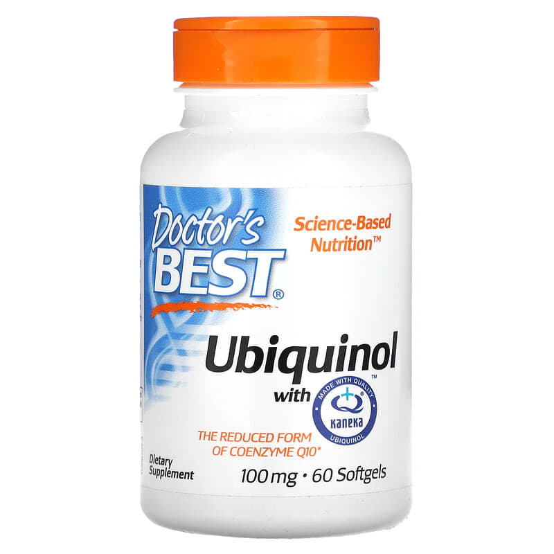 Doctor's Best Ubiquinol with Kaneka Q+ 100 mg 60 Softgels 1 Doctor's Best Ubiquinol with Kaneka Q+ 100 mg 60 Softgels 753950002050