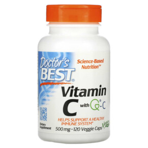 Doctor's Best Vitamin C with Q-C 500 mg 120 Veggie Caps 753950002562