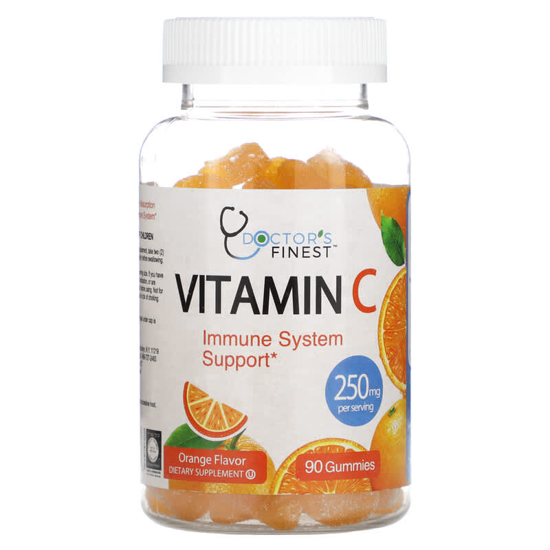 Doctor's Finest Vitamin C Orange 250 mg 90 Gummies 1 Doctor's Finest Vitamin C Orange 250 mg 90 Gummies 810048610044