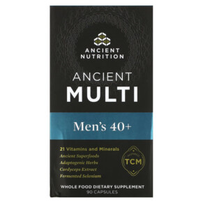 Dr. Axe / Ancient Nutrition Ancient Multi Men's 40+ 90 Capsules 816401023322