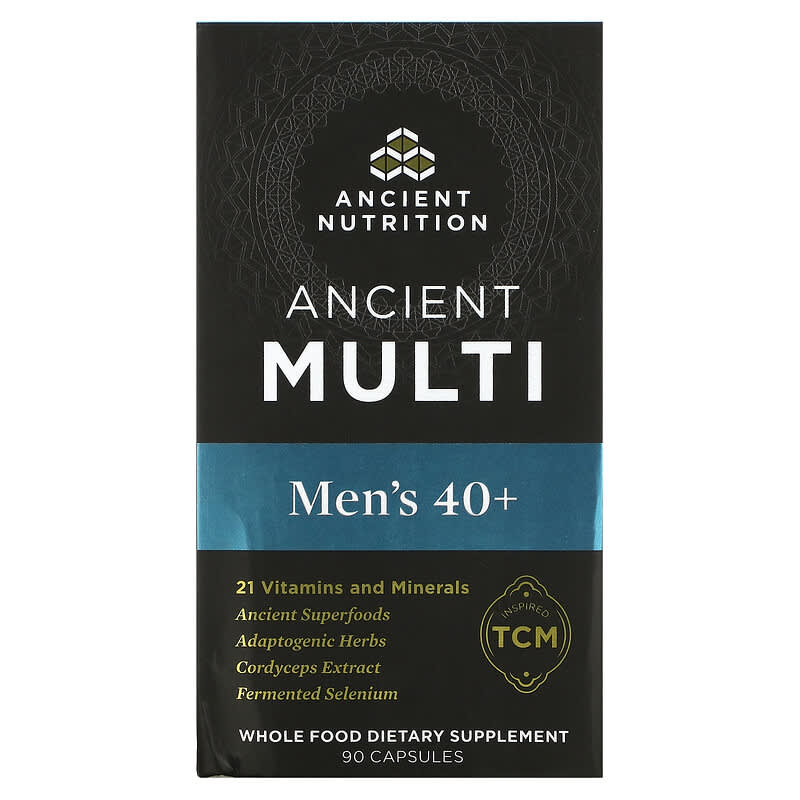 Dr. Axe / Ancient Nutrition Ancient Multi Men's 40+ 90 viên 1 Dr. Axe / Ancient Nutrition Ancient Multi Men's 40+ 90 Capsules 816401023322
