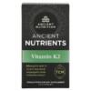Dr. Axe / Ancient Nutrition Ancient Nutrients Vitamin K2 60 viên 2 Dr. Axe / Ancient Nutrition Ancient Nutrients Vitamin K2 60 Capsules 816401023407
