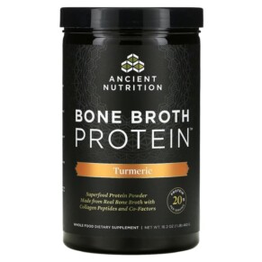 Dr. Axe / Ancient Nutrition Bone Broth Protein Turmeric 1 lb (460 g) 816401020031