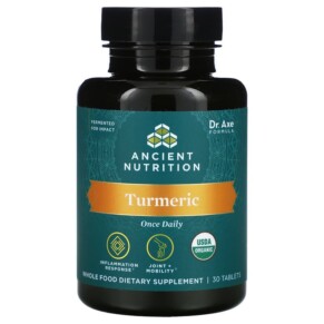 Dr. Axe / Ancient Nutrition Turmeric Once Daily 30 Tablets 816401025463