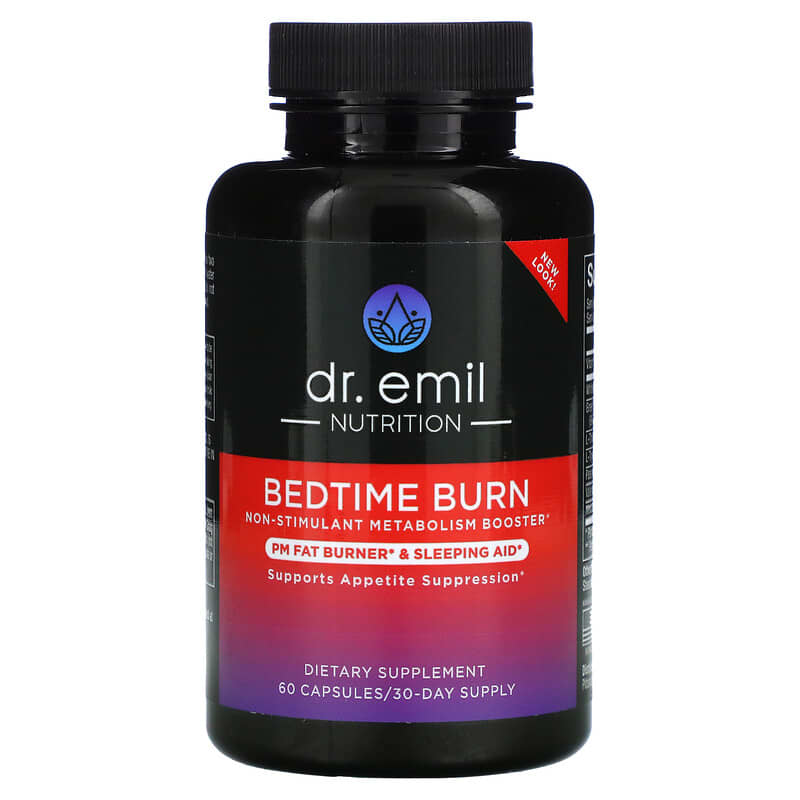 Dr. Emil Nutrition Bedtime Burn 60 Capsules 1 Dr. Emil Nutrition Bedtime Burn 60 Capsules 850002956290