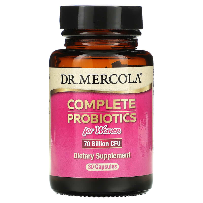 Dr. Mercola Complete Probiotics for Women 70 Billion CFU 30 viên 1 Dr. Mercola Complete Probiotics for Women 70 Billion CFU 30 Capsules 813006019125