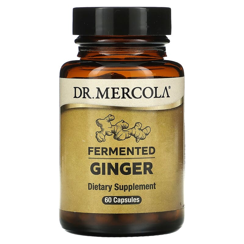 Dr. Mercola Fermented Ginger 60 Capsules 1 Dr. Mercola Fermented Ginger 60 Capsules 813006017701
