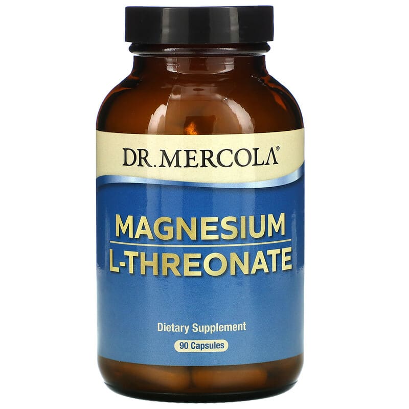 Dr. Mercola Magnesium L-Threonate 90 viên 1 Dr. Mercola Magnesium L-Threonate 90 Capsules 813006017787