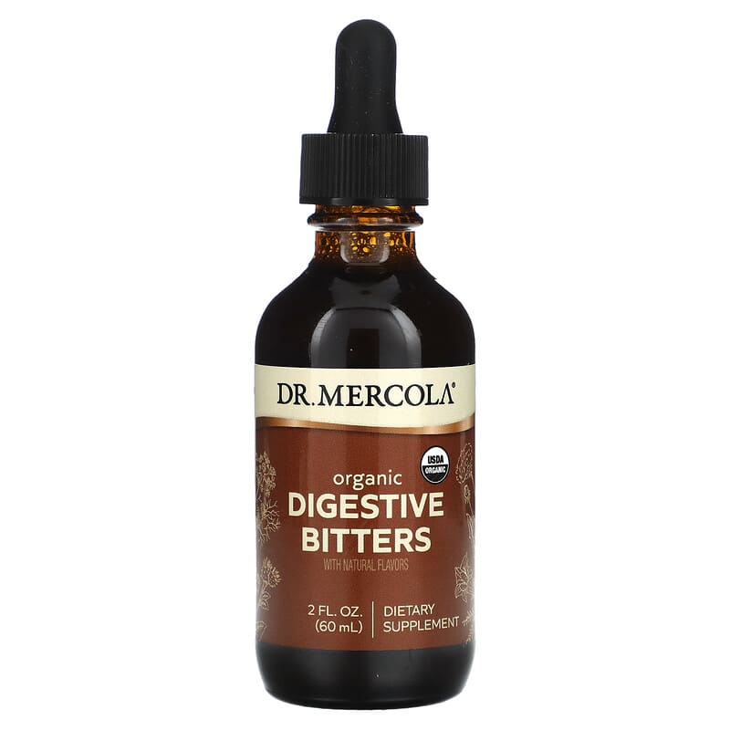 Dr. Mercola Organic Digestive Bitters with Natural Flavors 2 fl oz (60 ml) 1 Dr. Mercola Organic Digestive Bitters with Natural Flavors 2 fl oz (60 ml) 810487033589