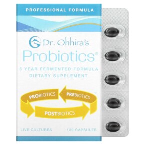Dr. Ohhira's Essential Formulas Inc. Professional Formula Probiotics 120 Capsules 695927121220
