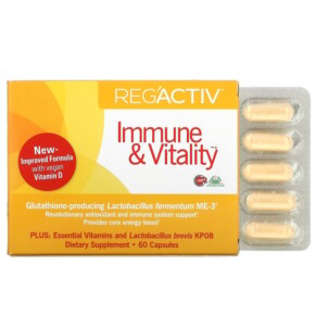 Dr. Ohhira's Essential Formulas Inc. Reg'Activ Immune & Vitality 60 Capsules 695927222026
