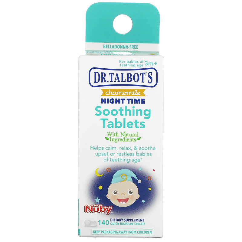 Dr. Talbot's Chamomile Night Time Soothing Tablets 3 m+ 140 Tablets 1 Dr. Talbot's Chamomile Night Time Soothing Tablets 3 m+ 140 Tablets 370797232404