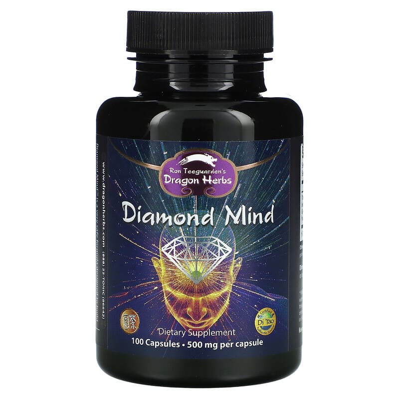 Dragon Herbs (Ron Teeguarden) Diamond Mind 500 mg 100 Capsules 1 Dragon Herbs (Ron Teeguarden) Diamond Mind 500 mg 100 Capsules 679372001603