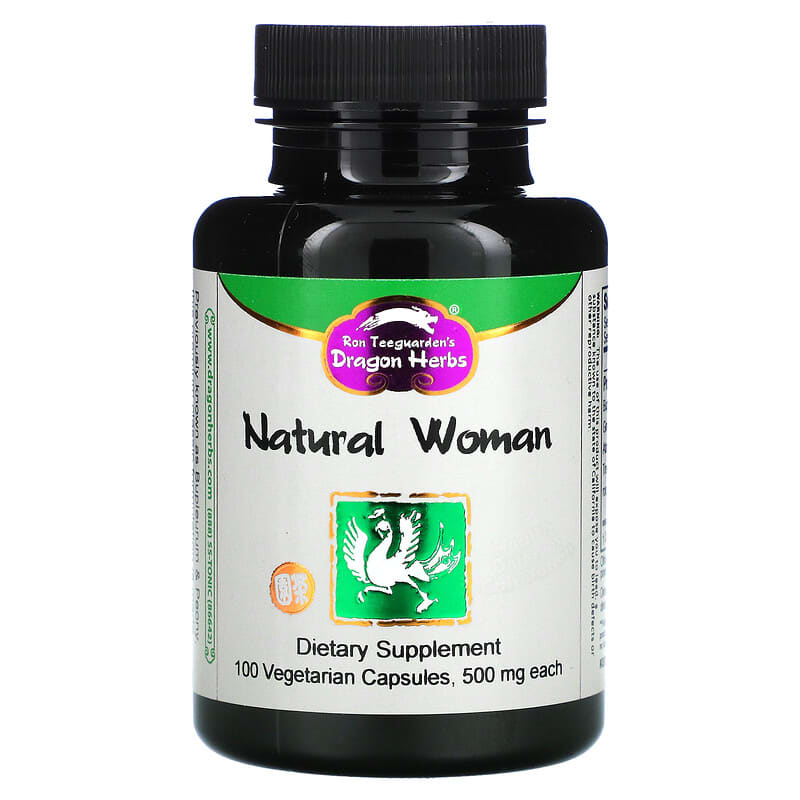Dragon Herbs Natural Woman 470 mg 100 viên 1 Dragon Herbs (Ron Teeguarden) Natural Woman 500 mg 100 Vegetarian Capsules 679372004505