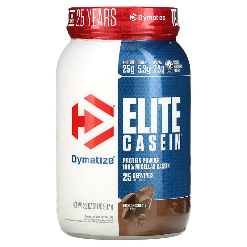 Dymatize Elite Casein Rich Chocolate 2 lb (907 g) 1 Dymatize Elite Casein Rich Chocolate 2 lb (907 g) 705016226009